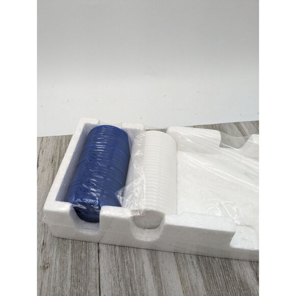 Vintage Rummy Royal Chips Blue Red White 100 count 1940s Tabletop Game Board - Picture 3 of 3